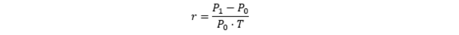Formule taux repo