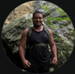 Happy customer giving feedback on her results