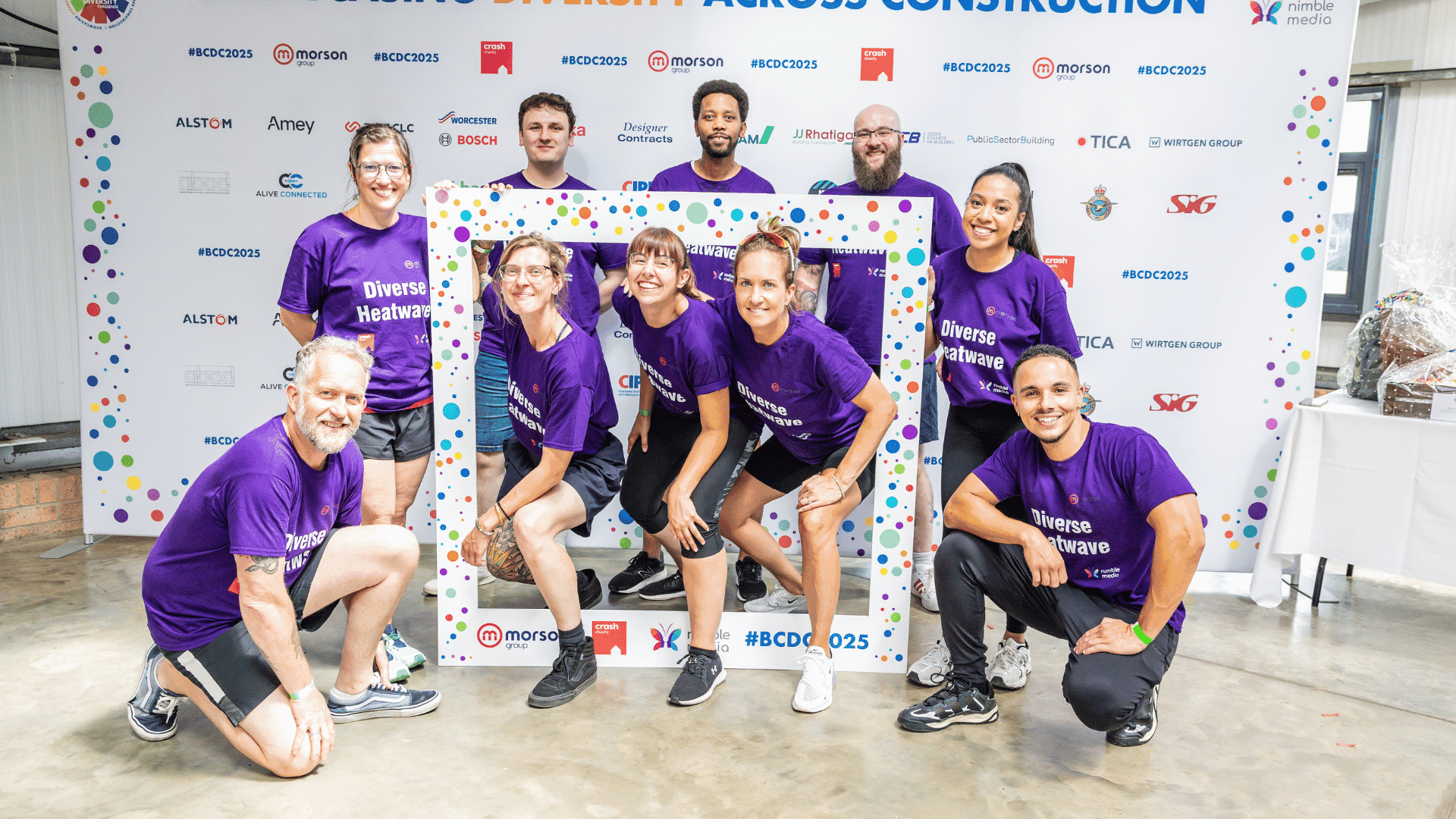 Worcester Bosch team photo at The Big Construction Diversity Challenge