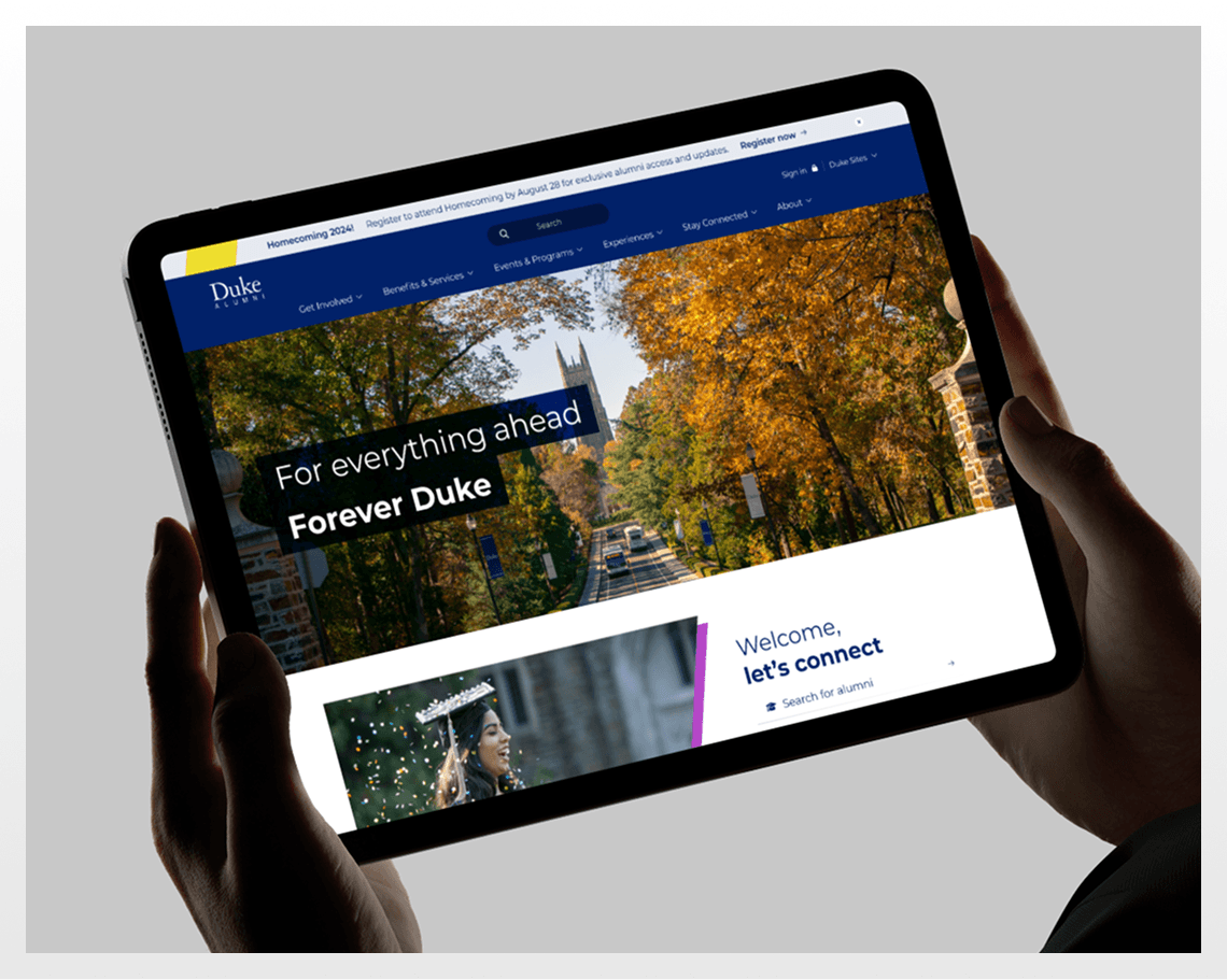 Duke Travel Site Zoomed into the filters