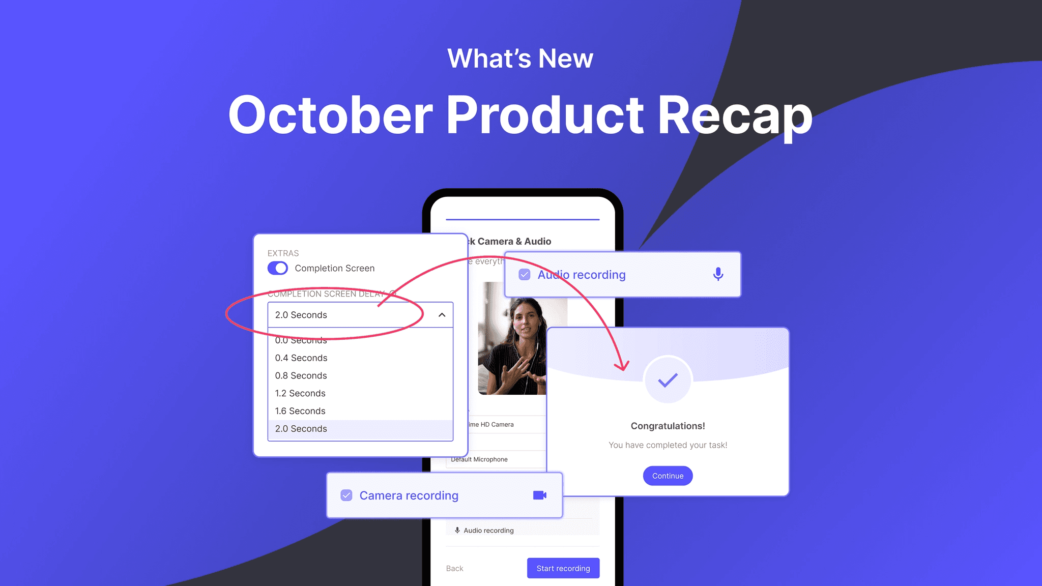 Visual compilation of updates to Useberry platform