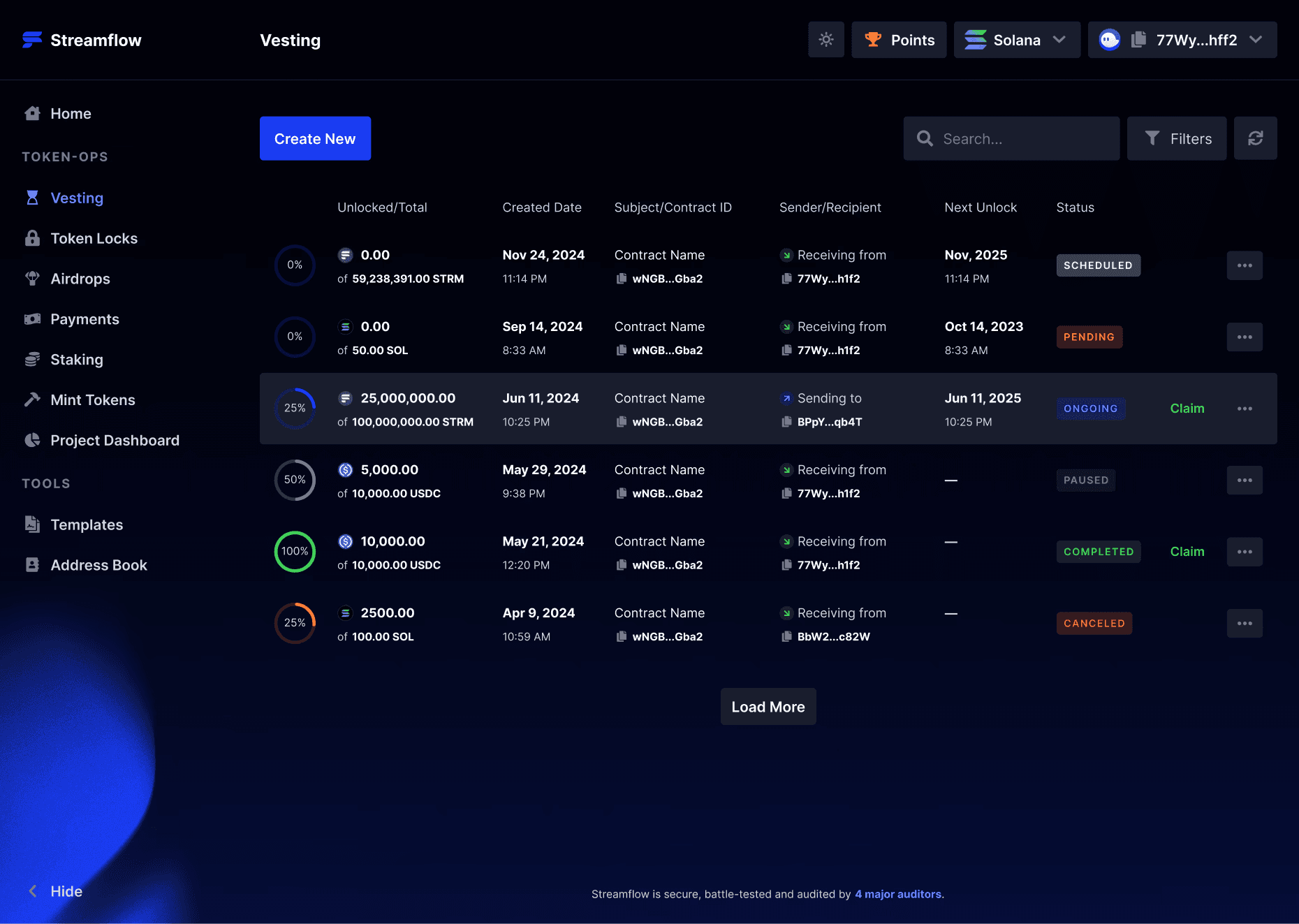 Recurring Token Payments