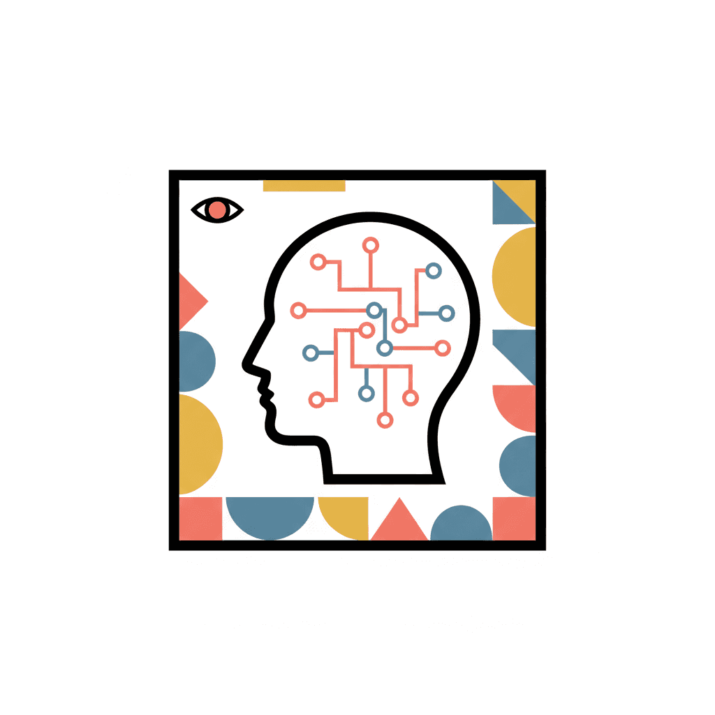 image of man in front a painting