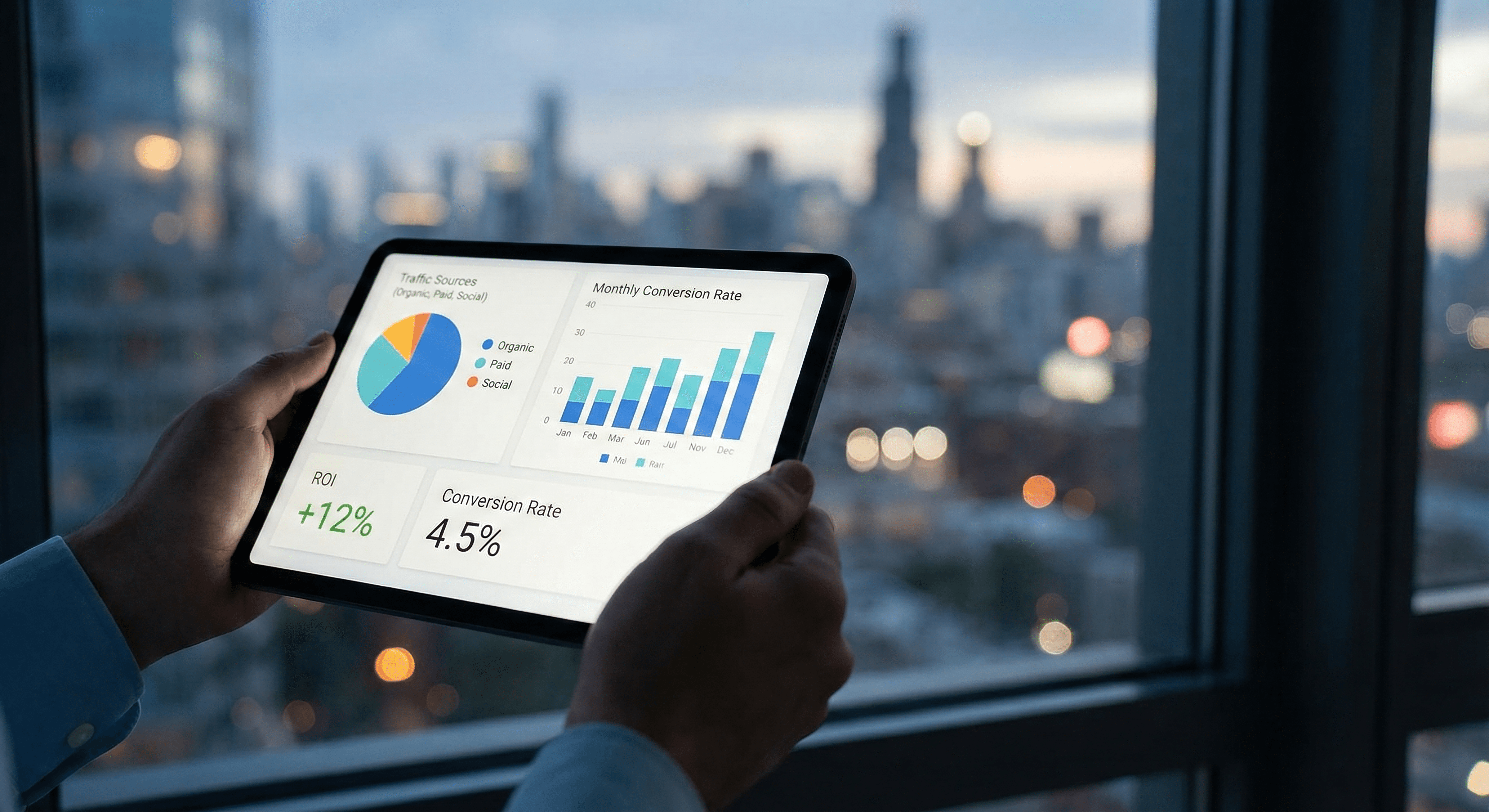 Analyzing data to understand how to choose marketing agency performance metrics.
