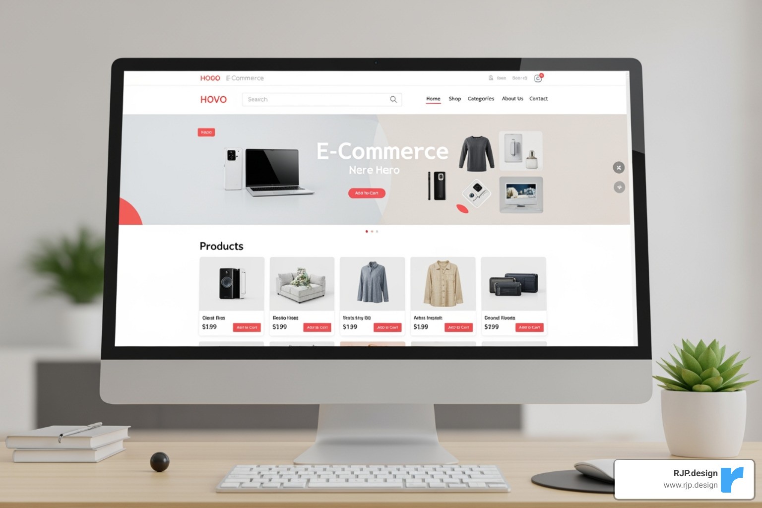 Personalized product recommendations - ecommerce website design