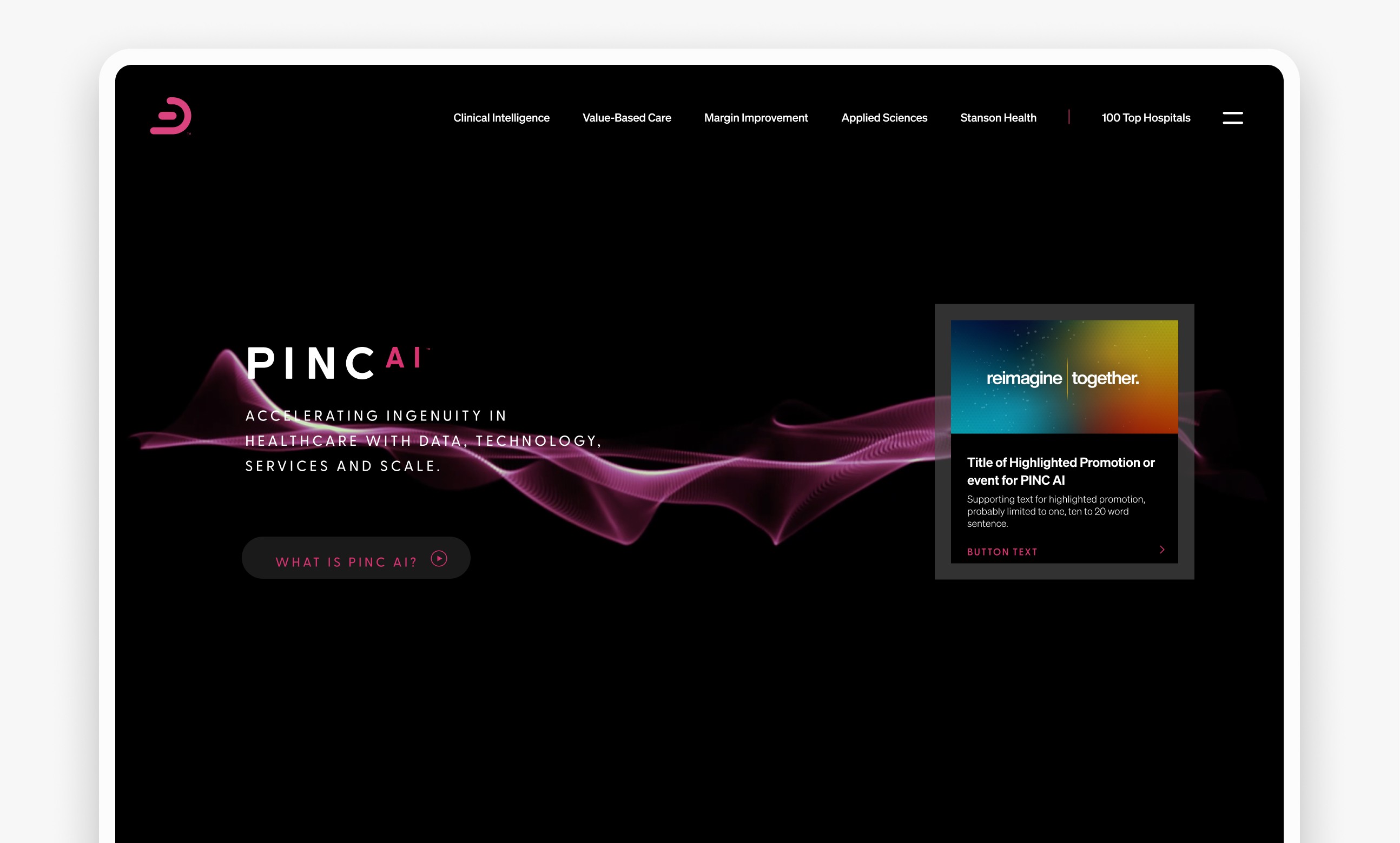 PINC AI website