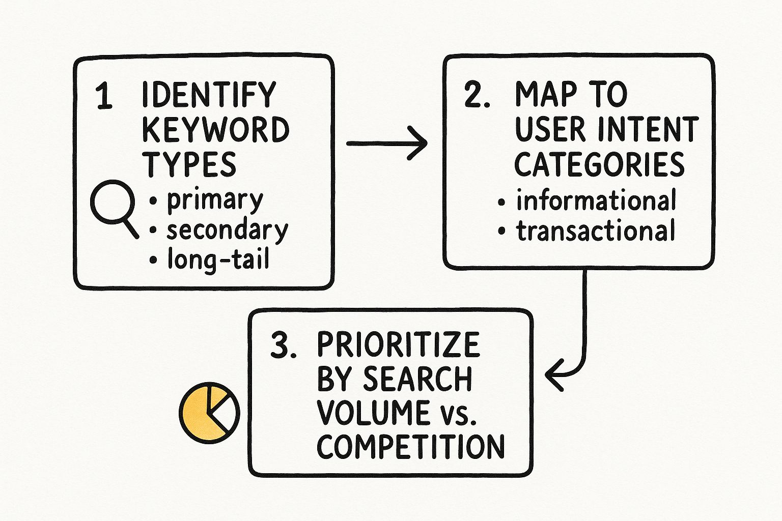 Infographic about add keywords to website