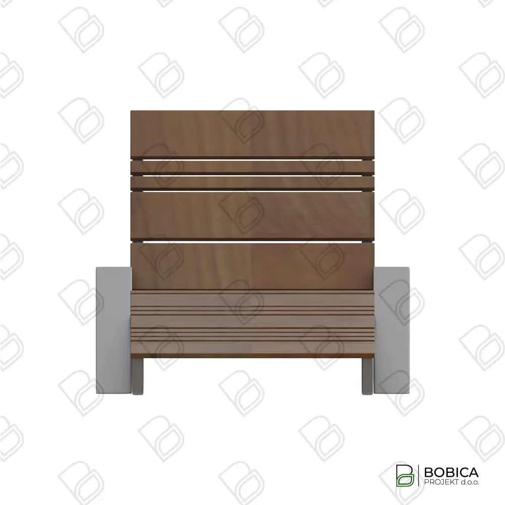 Urbana ležaljka s rukonaslonima – Linea Comfort