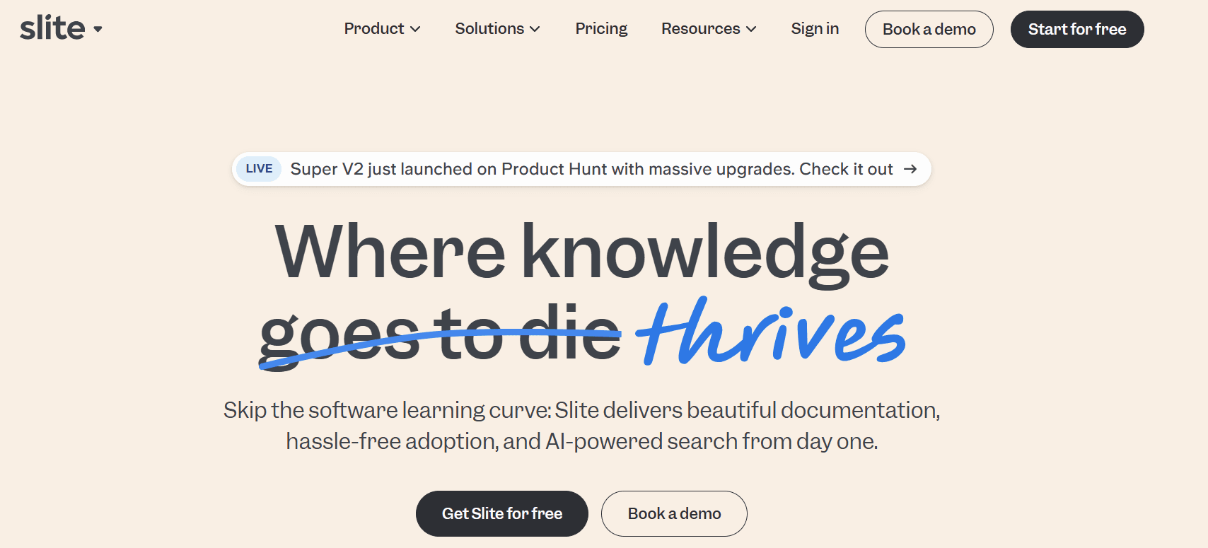 slite - Knowledge Management Tools