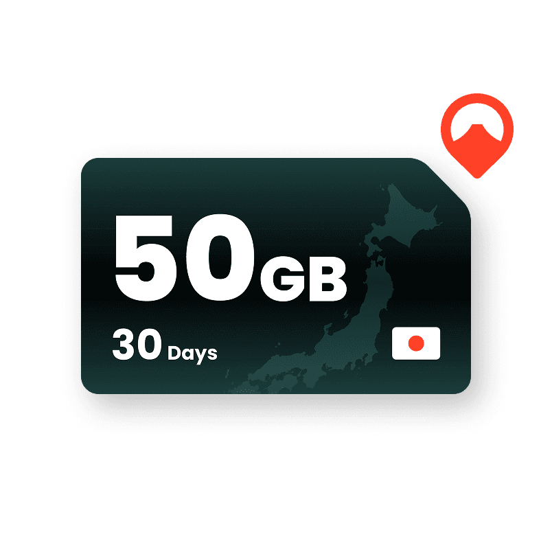 50GB Data Plan for Japan