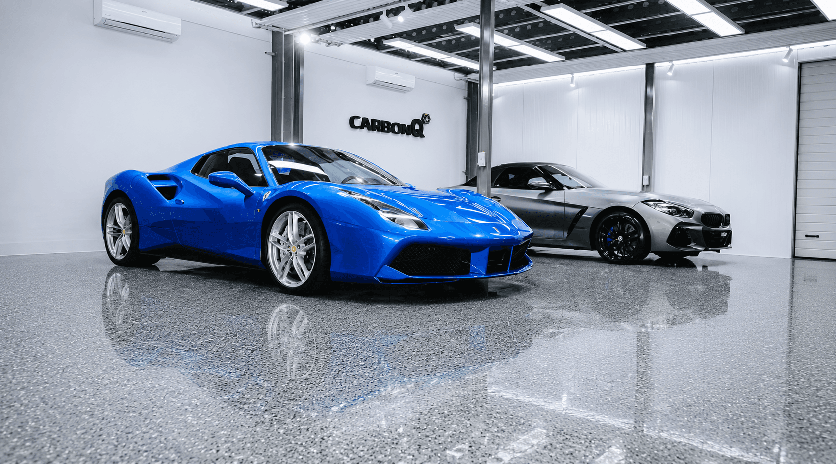 Premium residential garage floor coating