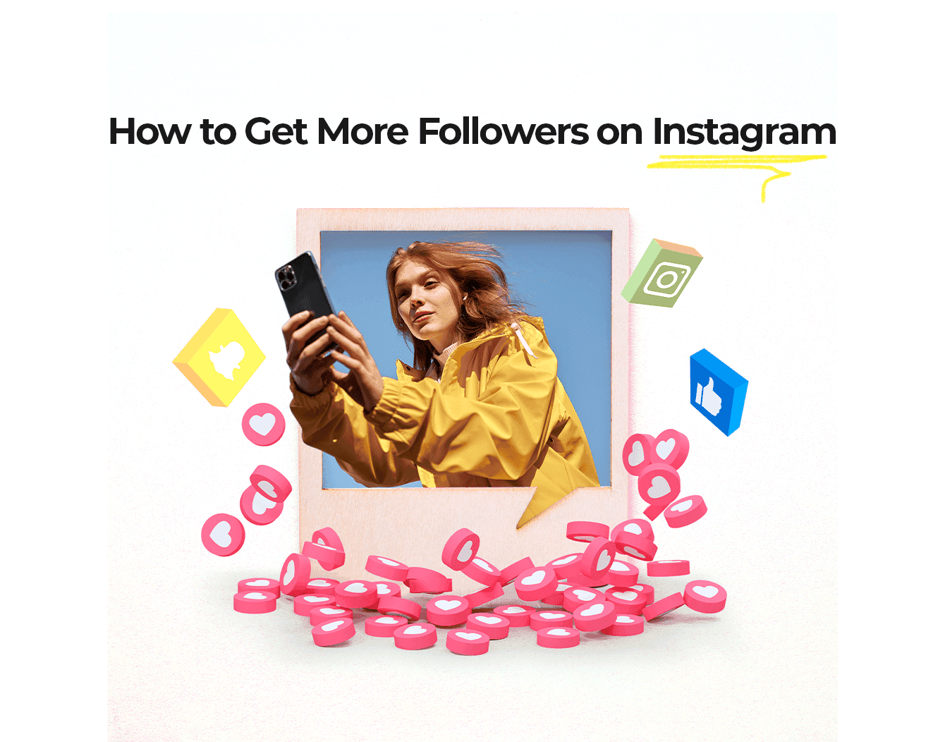 Engaging Instagram feed showcasing high-quality images, optimized posts, and trending content for attracting more followers in 2024