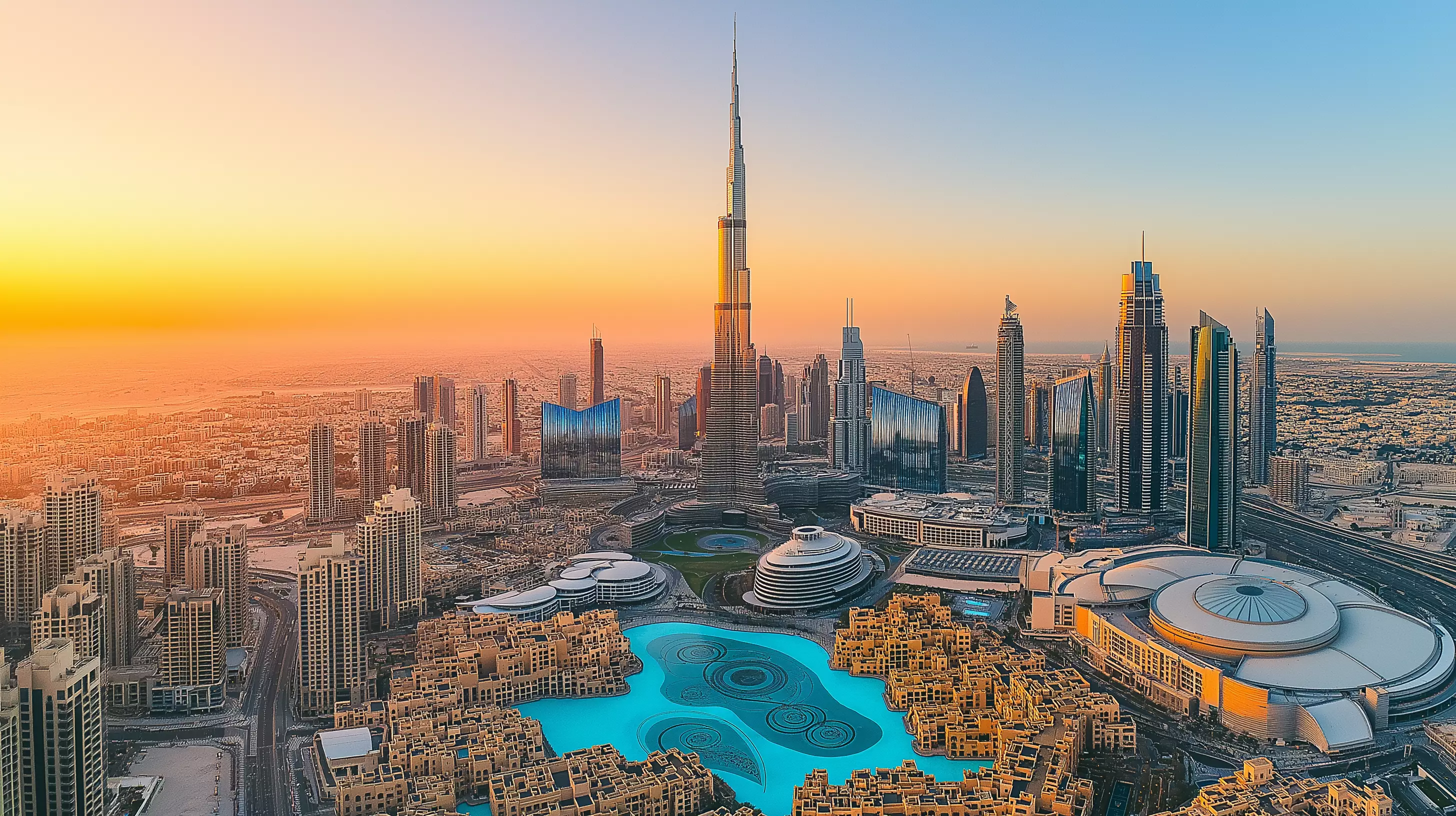 evening view of properties