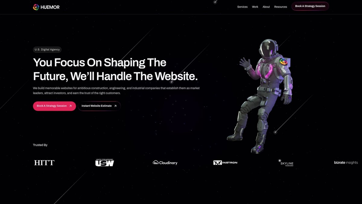 9 Essential Web Design and Development Companies in 2025 - Huemor