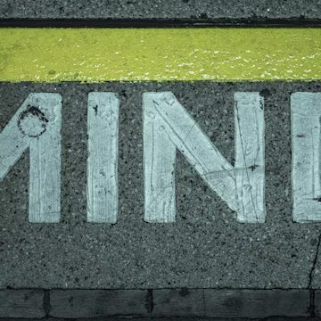 yellow and black pedestrian line