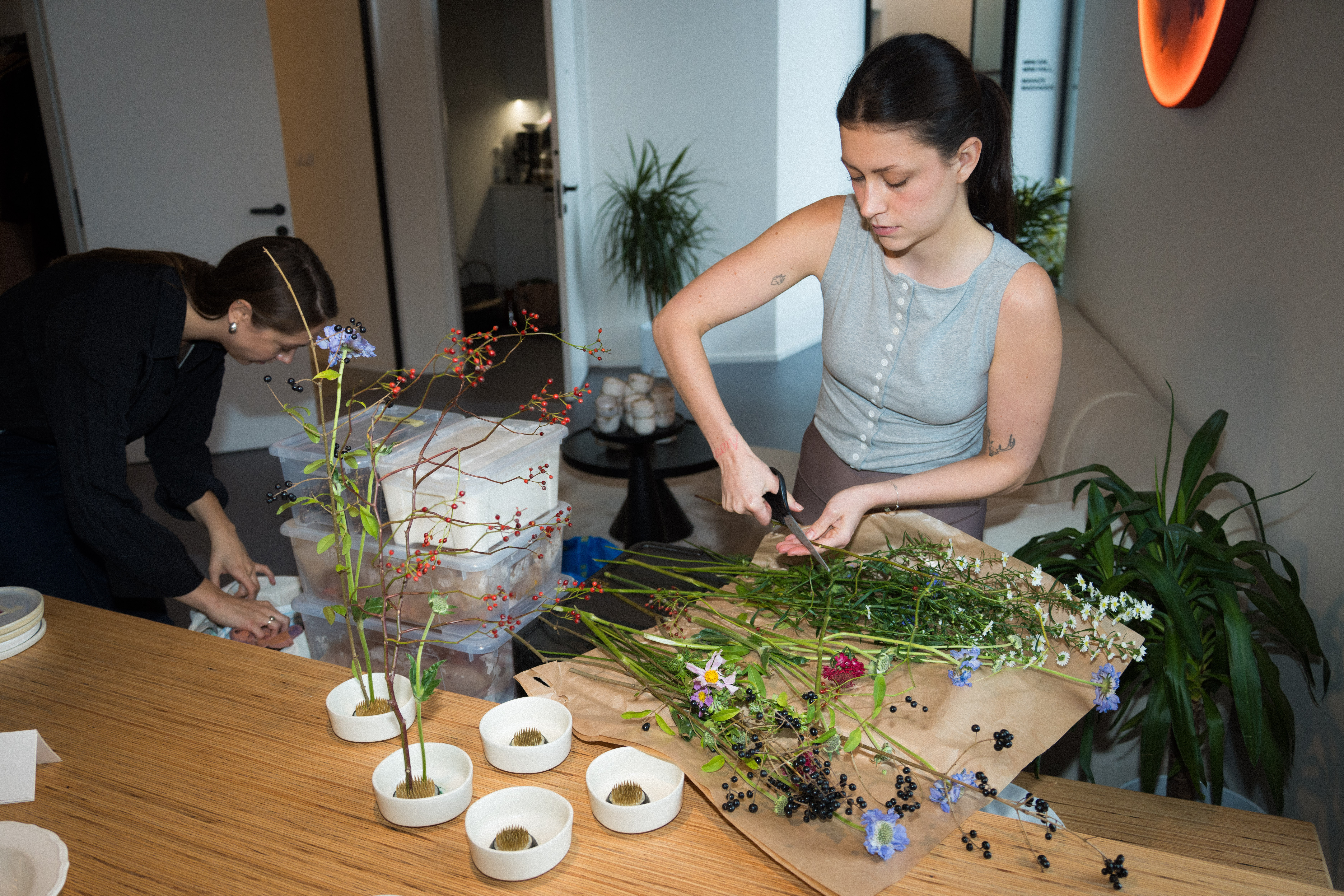 Guy laying on floor wearing VR headset