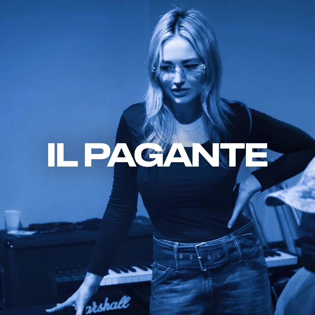 Il Pagante in studio durante una sessione musicale.