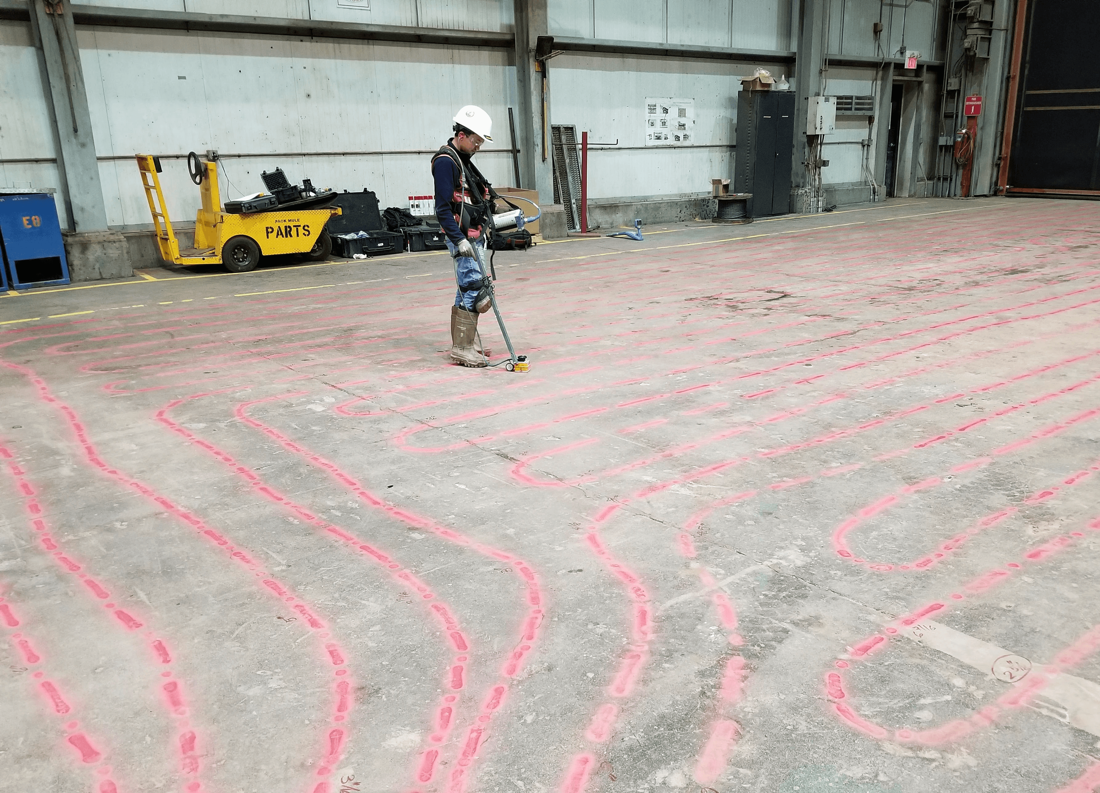 Empty coworking space