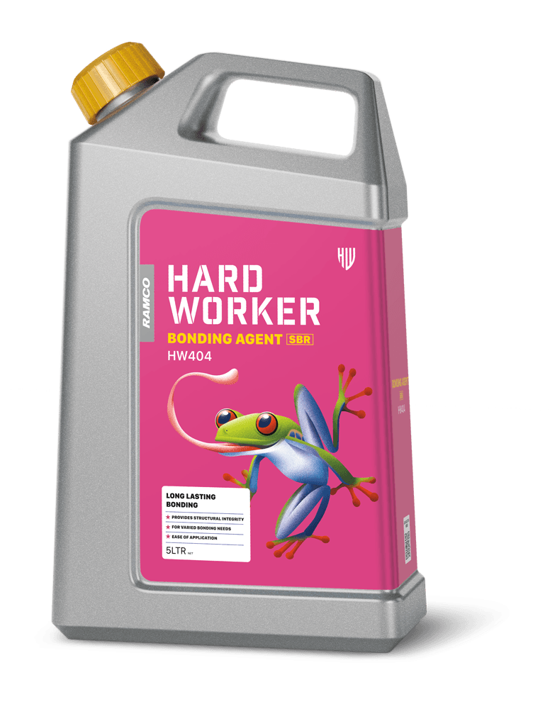 Hard Worker Bonding Agent SBR for bonding applications in masonry and concrete. 
