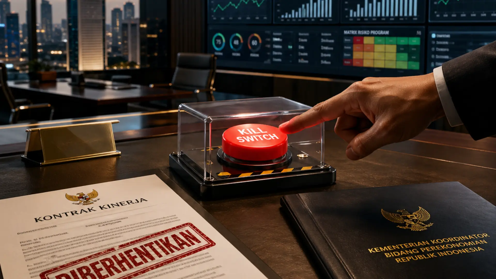 Ilustrasi Kemenko Perekonomian sebagai Strategic Orchestrator Indonesia Incorporated 2.0