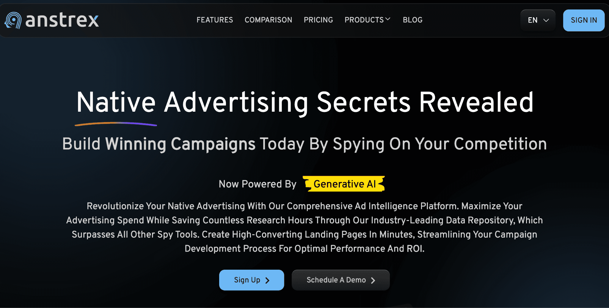 Anstrex Native & Push Ads Alternative