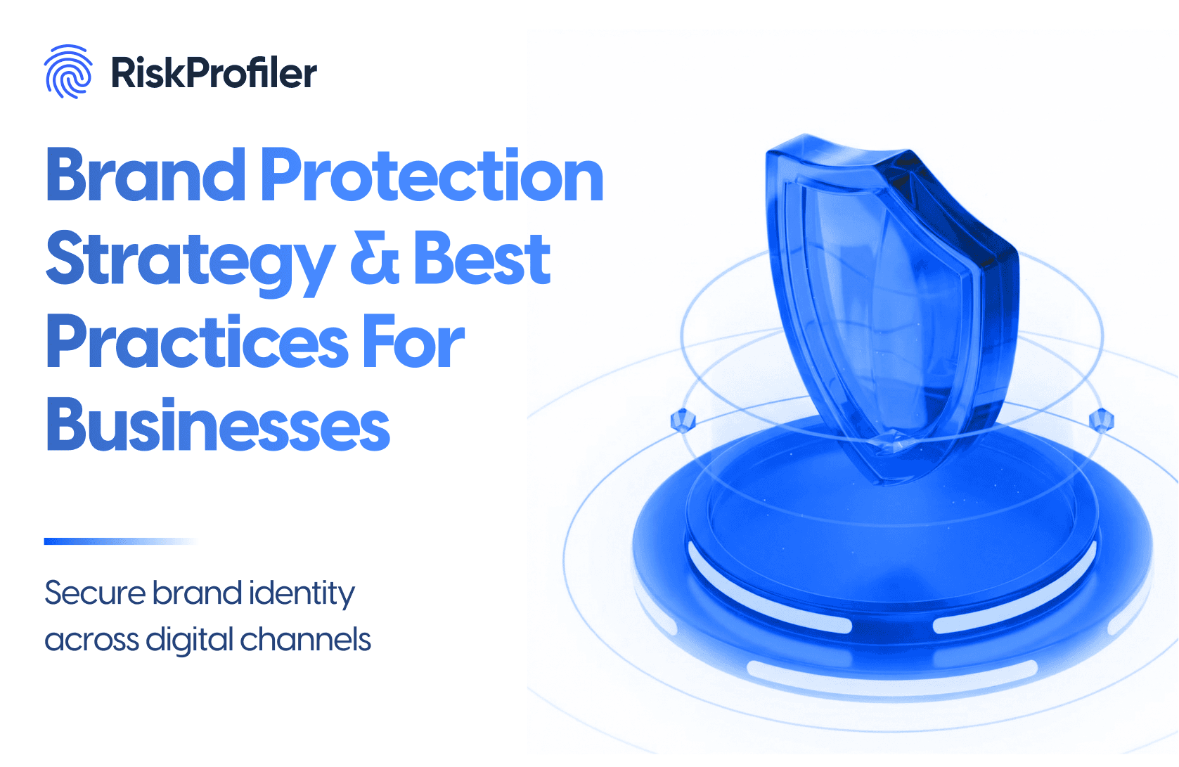 Brand protection shield illustration