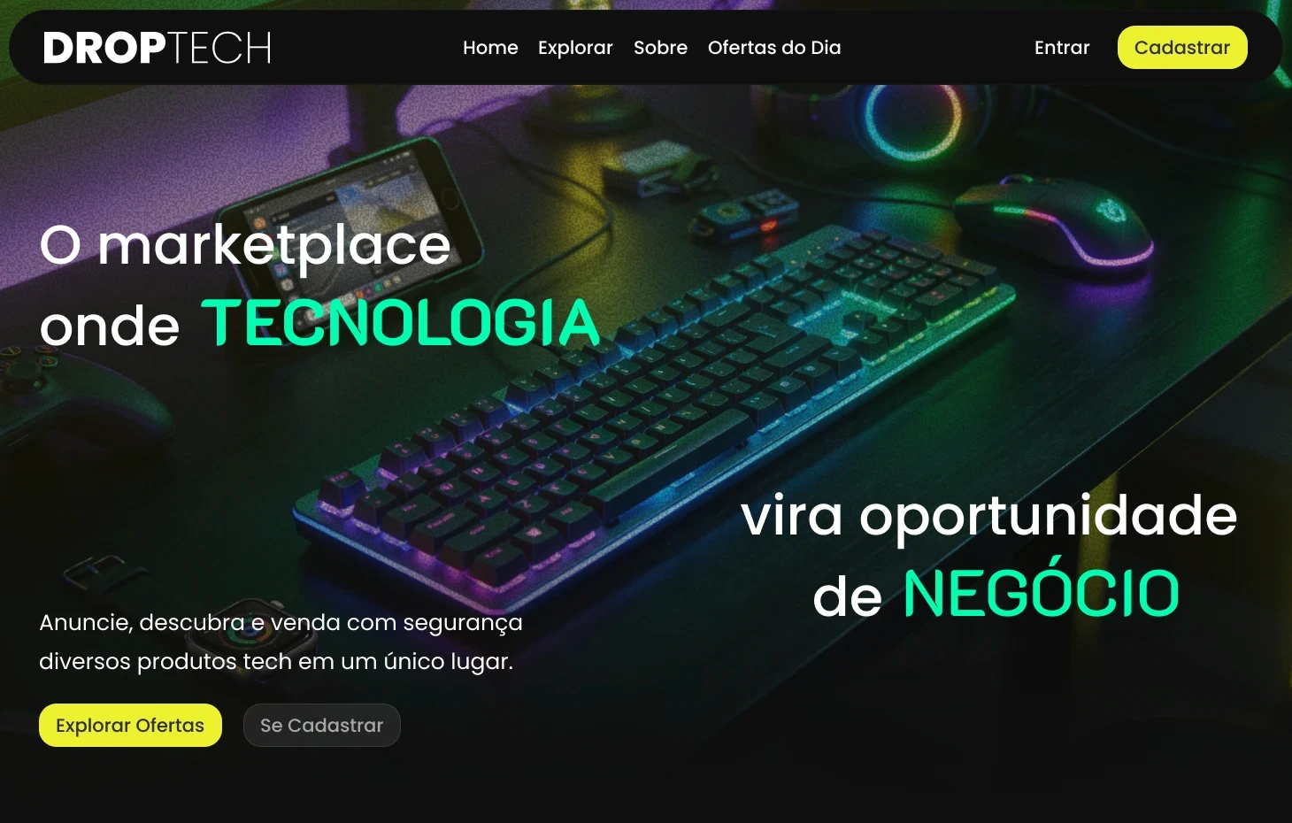 Demo de site Droptech