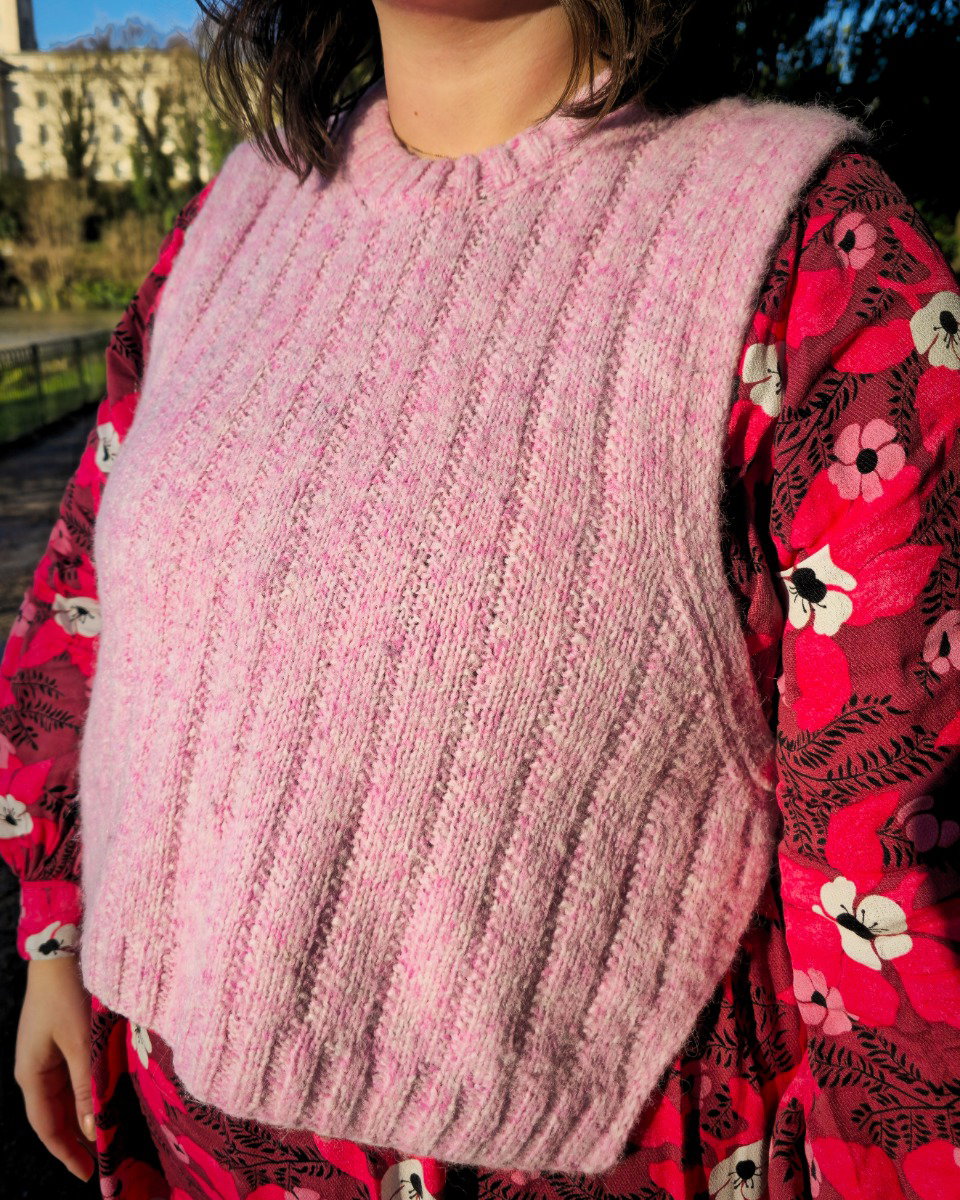 Ewelina Vest knitting pattern, photo 3