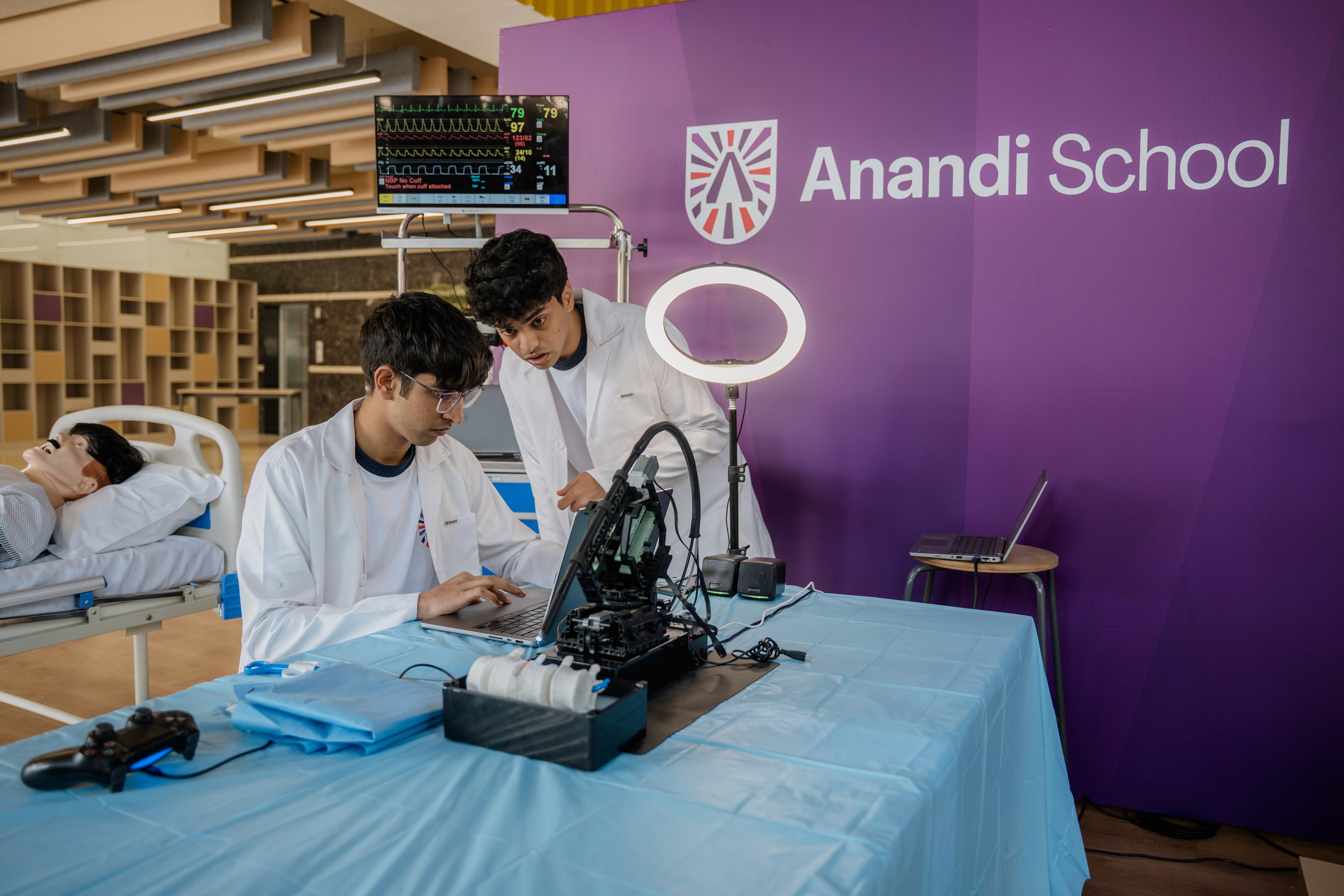 AI integration for a healthcare model developed by students