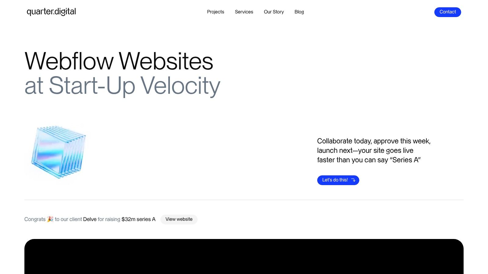 Screenshot from https://quarter.digital