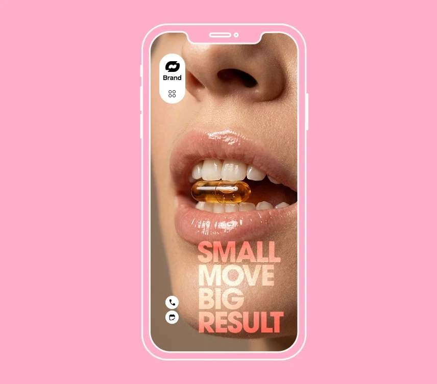 Abstract shapes, warm palette