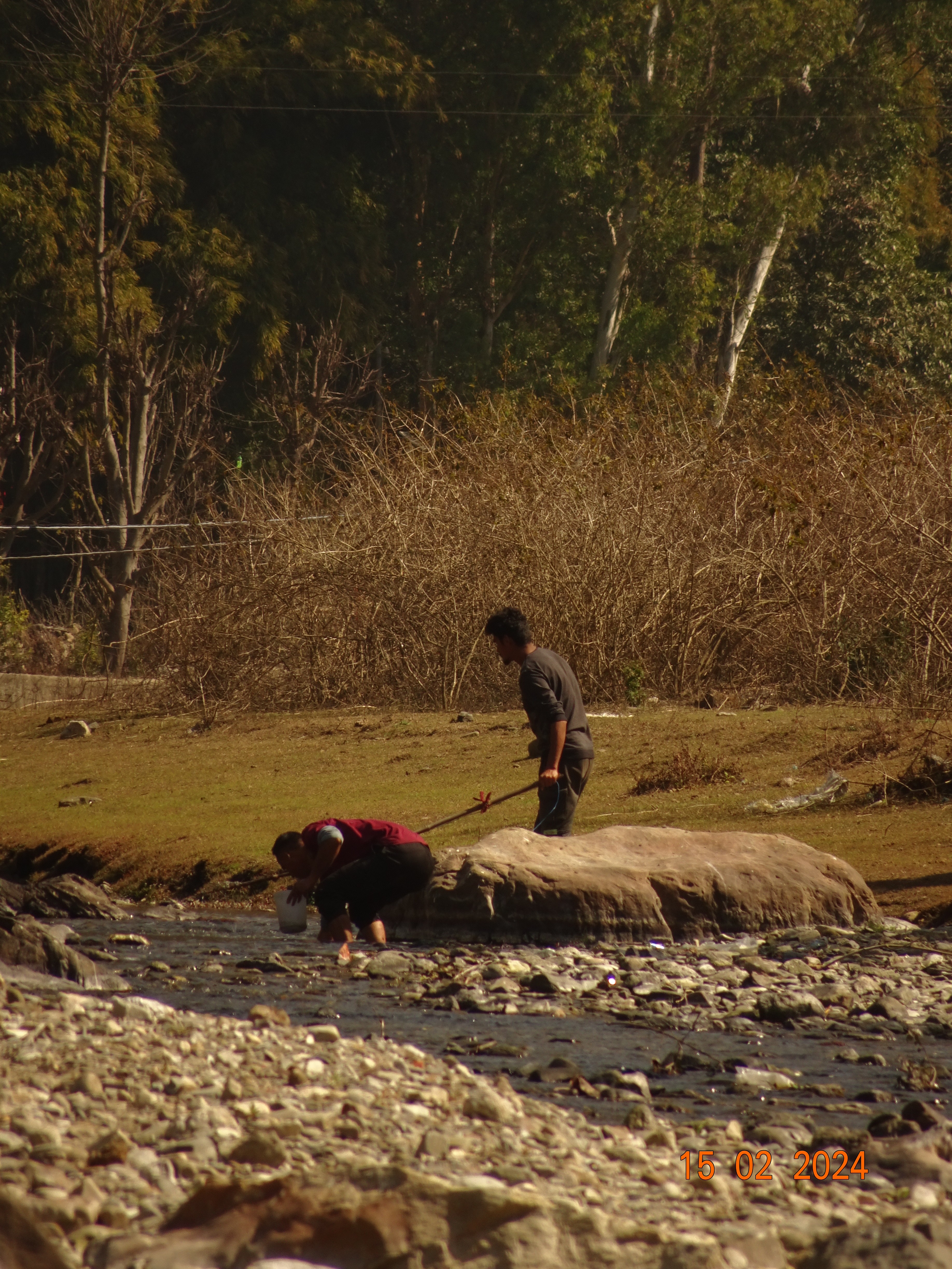 Portrait of portfolio creator – back view