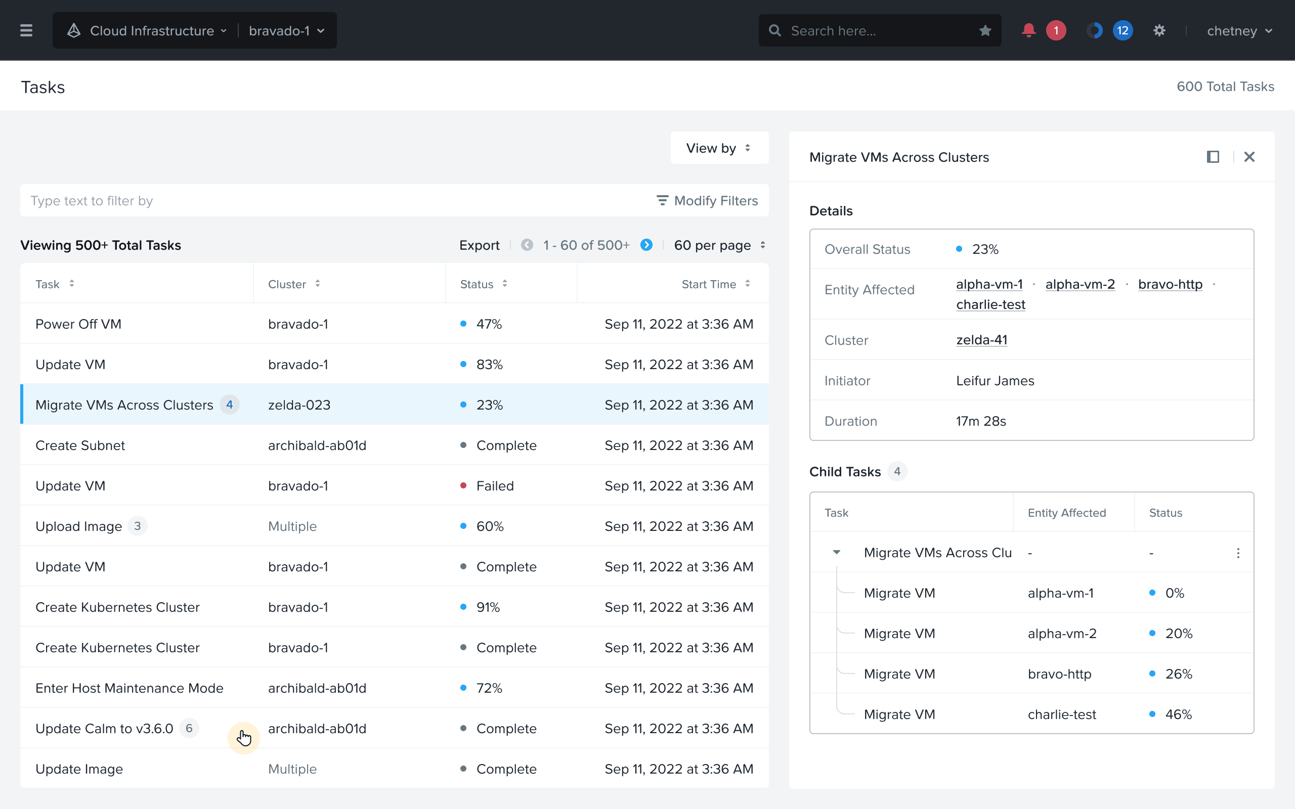 New Tasks UX