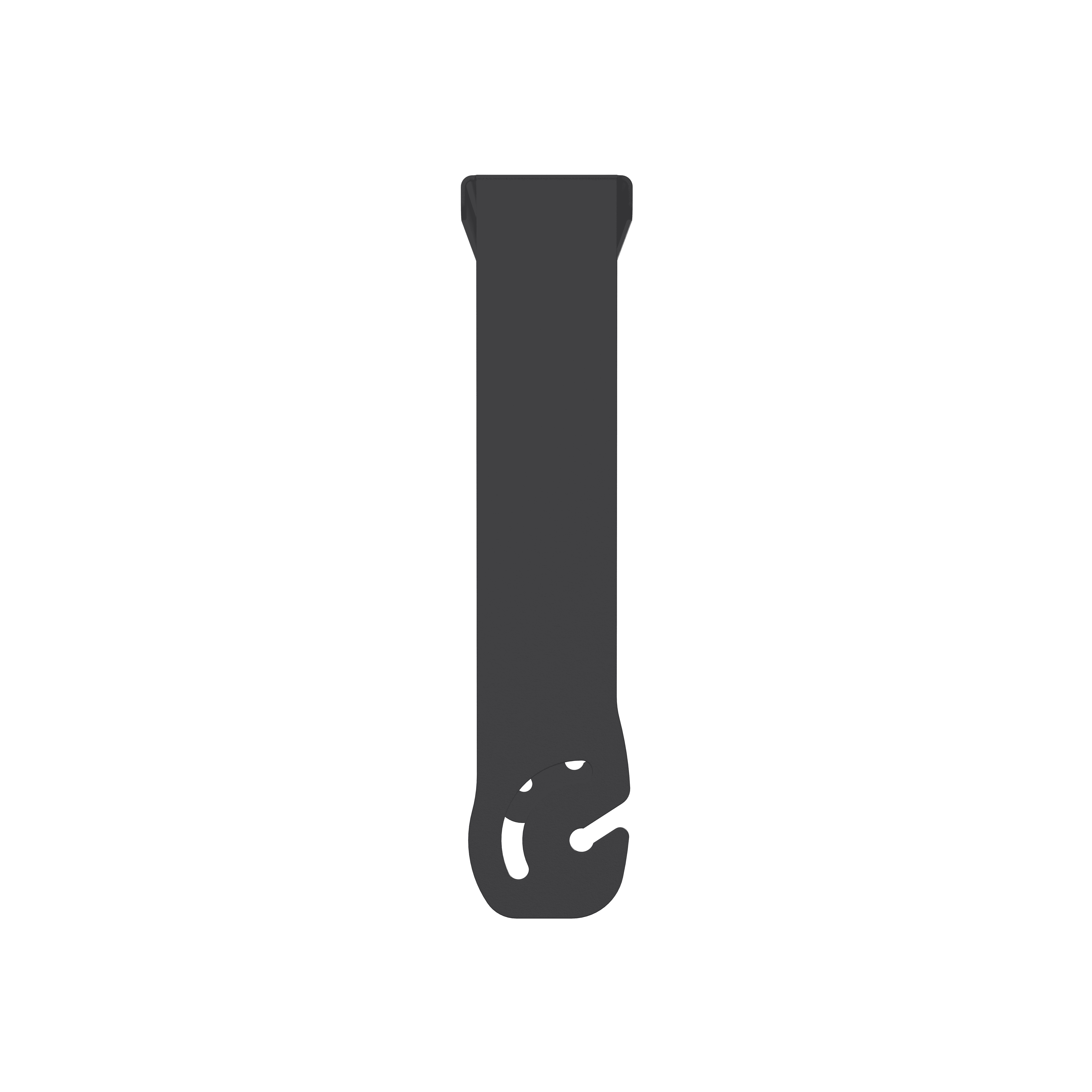dark gray band with a hook feature