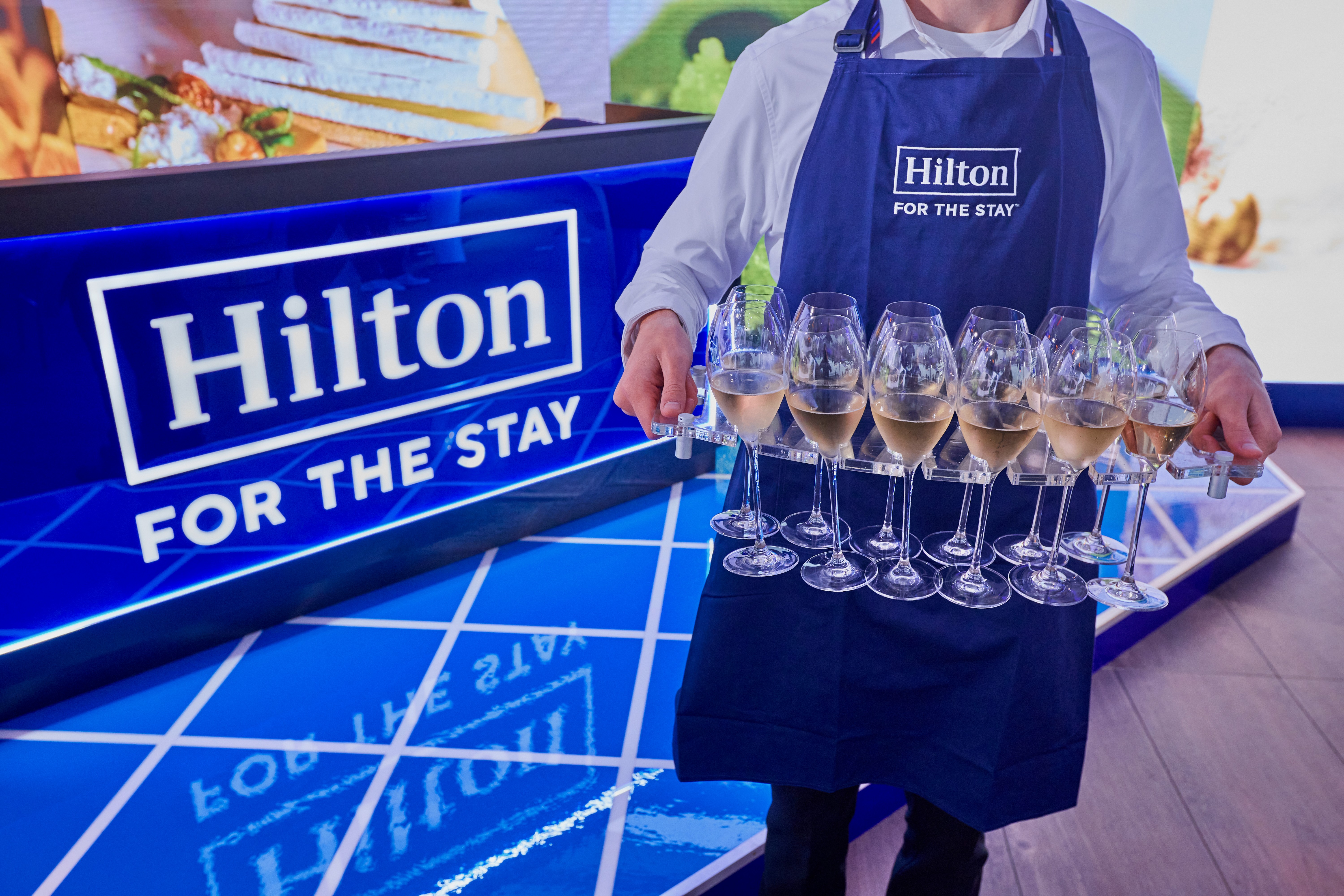 Hospitality at a Hilton Party Silverstone British Grand Prix – event photography by Paul Severn.