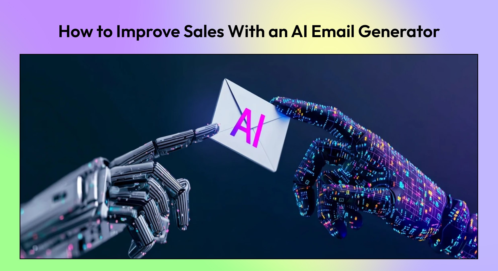 How to Improve Sales With an AI Email Generator in 2026?