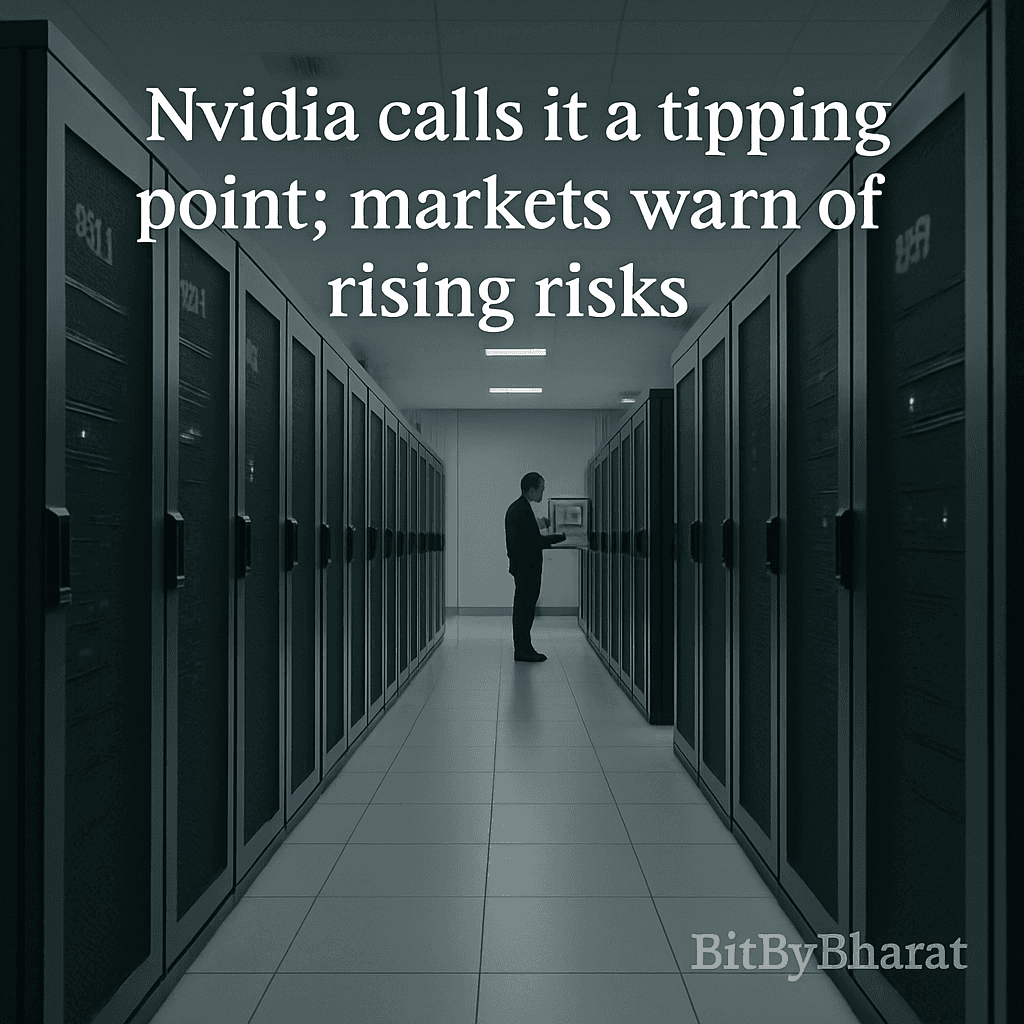 Nvidia calls it a tipping point; markets warn of rising risks