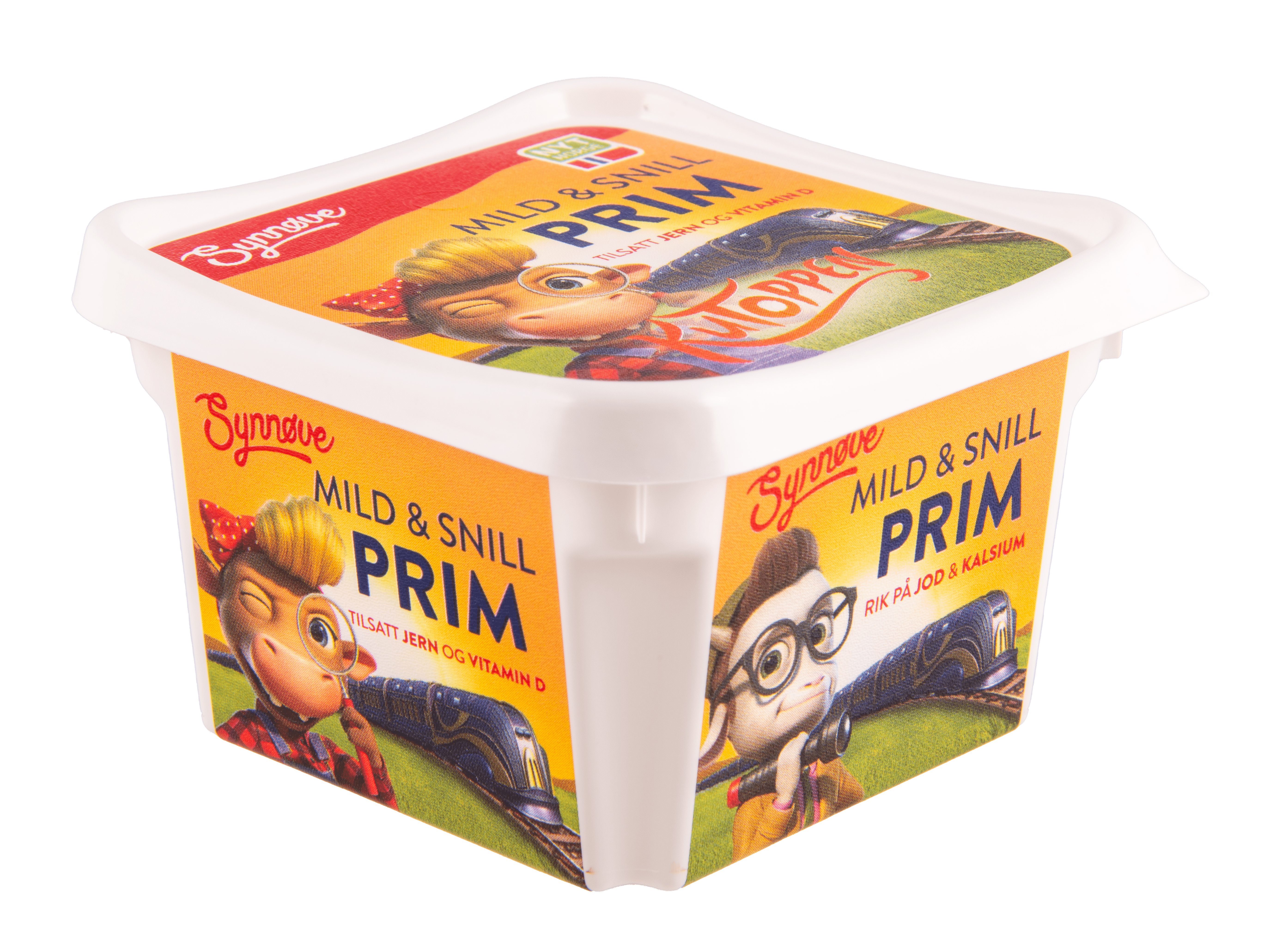 Thin Walled Container for diary product with IML