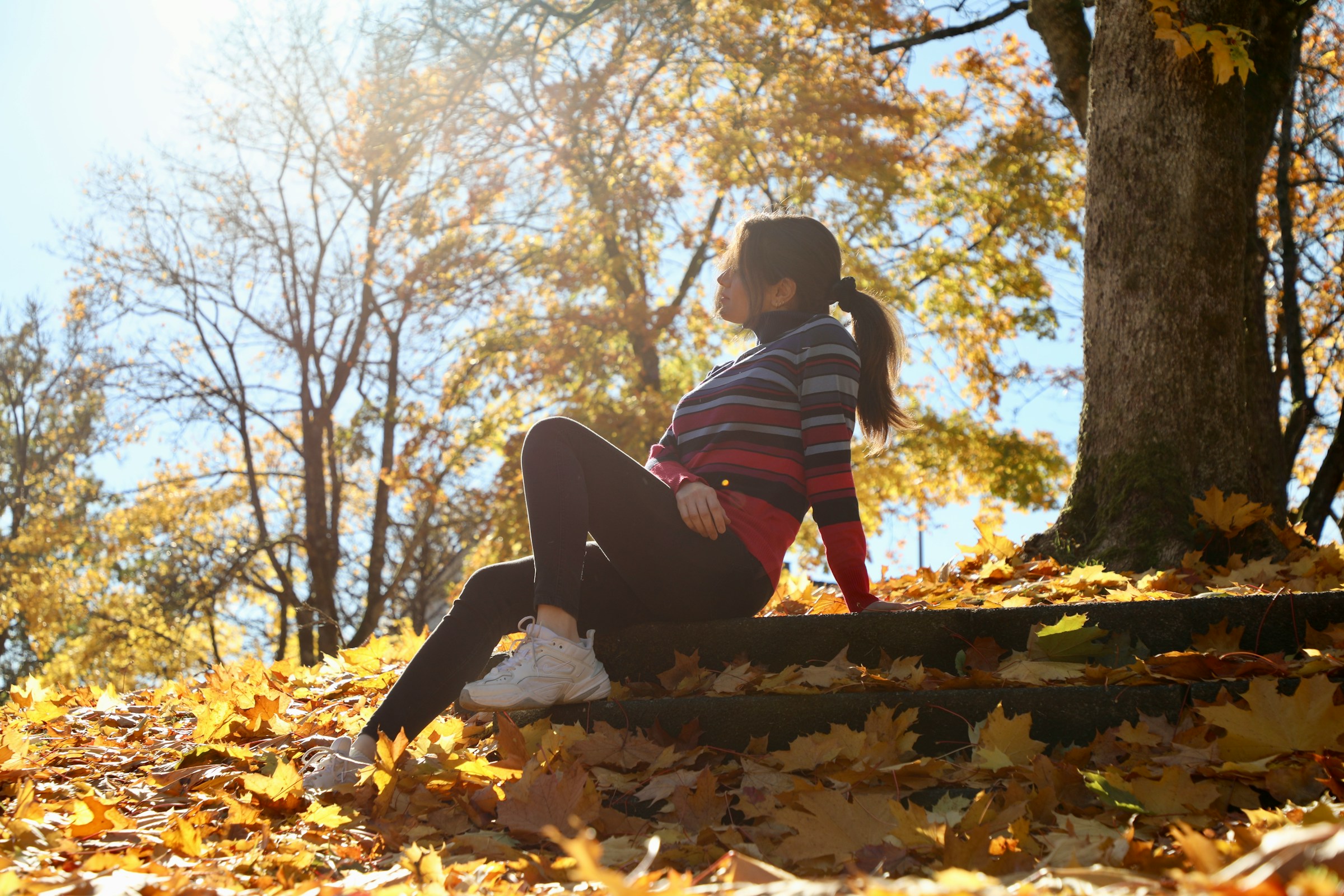 woman out for a walk - Preppy Definition