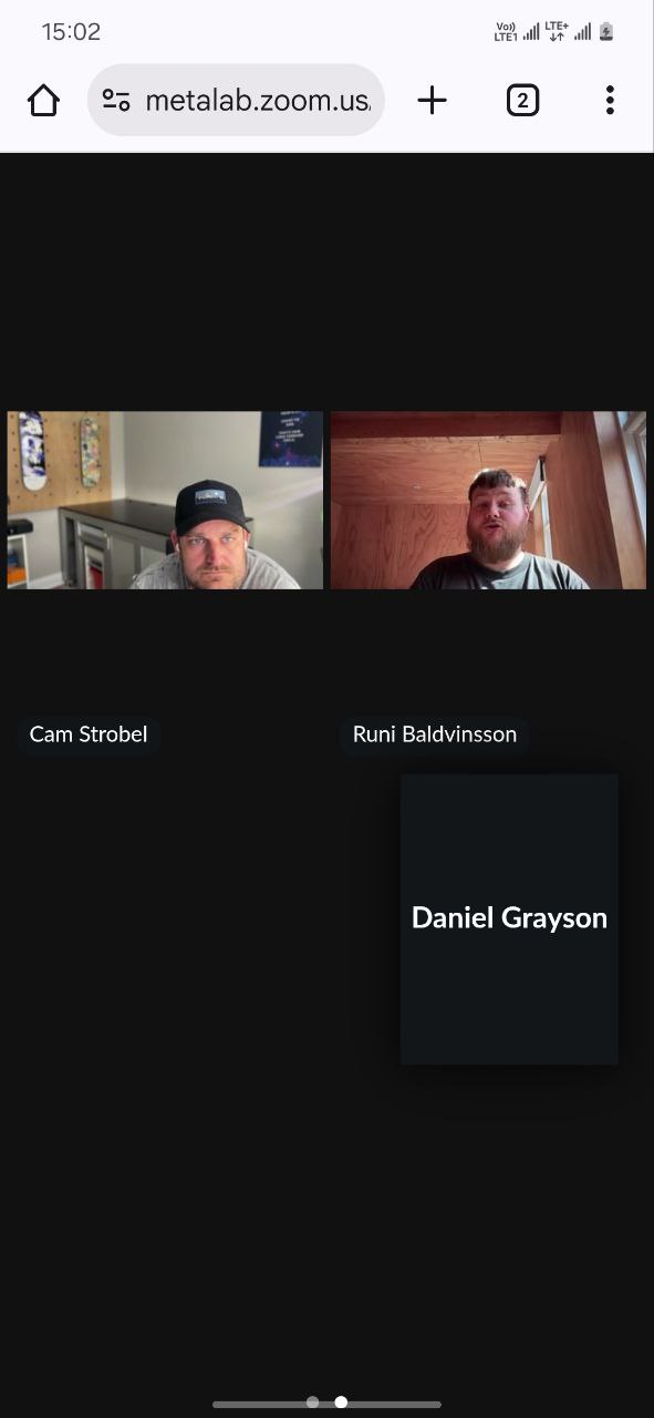 Metalab call with Cam and Runi