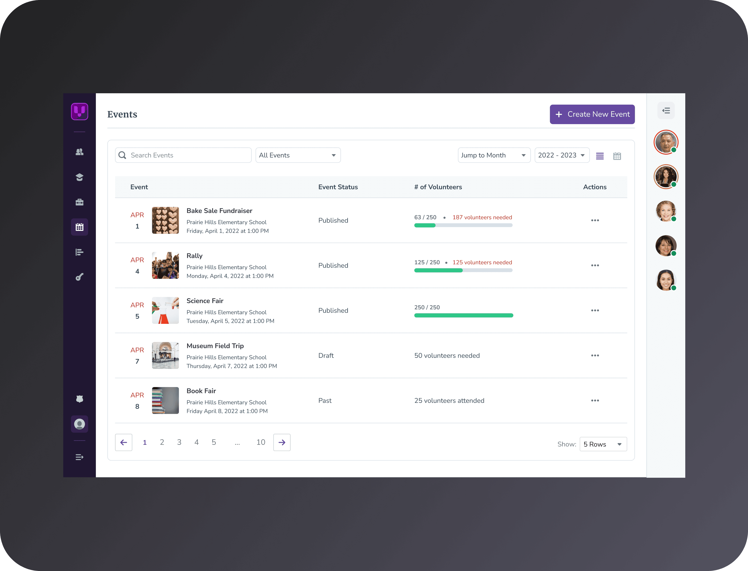 Full Dashboard with Sidebar