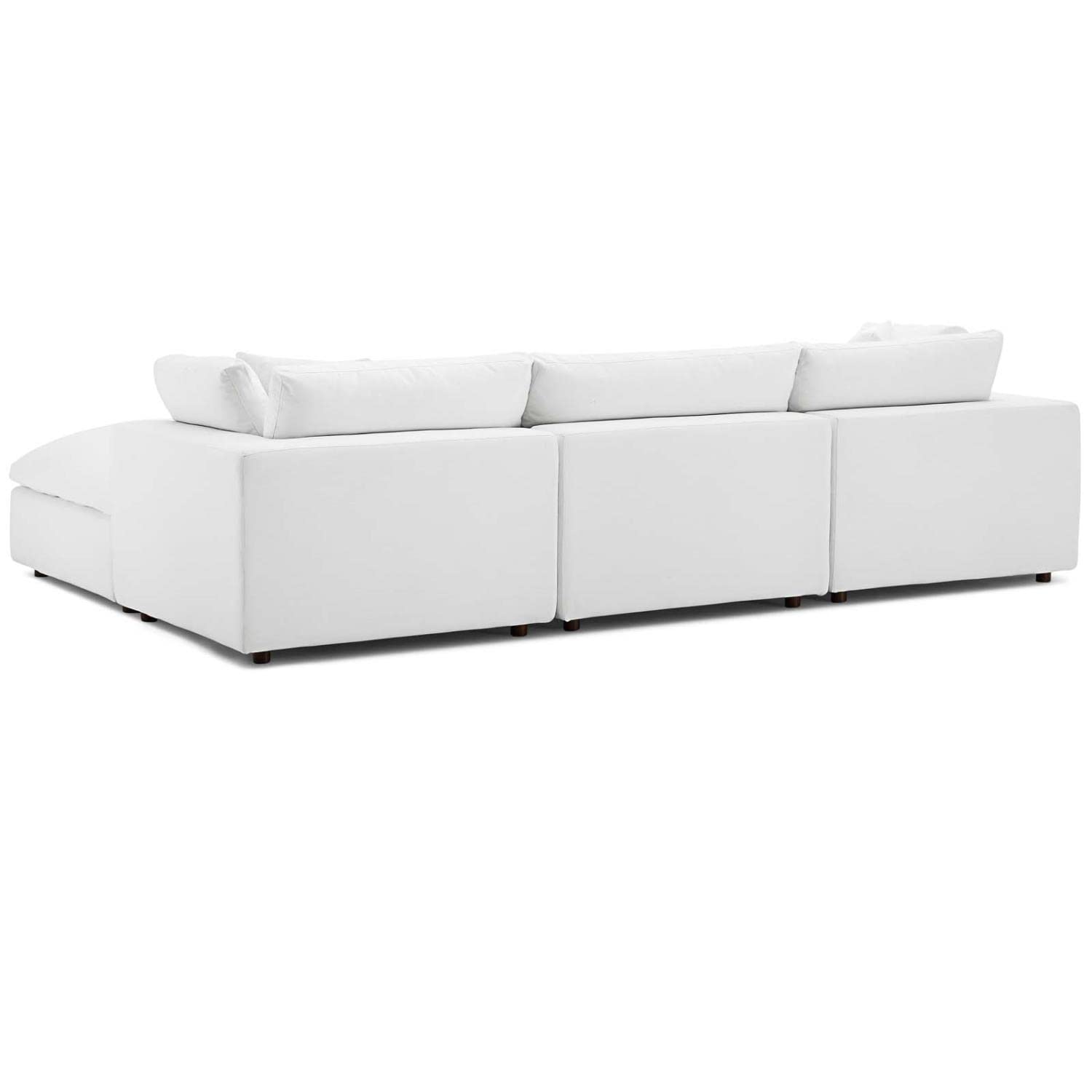 Homethreads Cloud Couch with oversized, plush cushions and a soft white fabric, designed for ultimate comfort and relaxation.