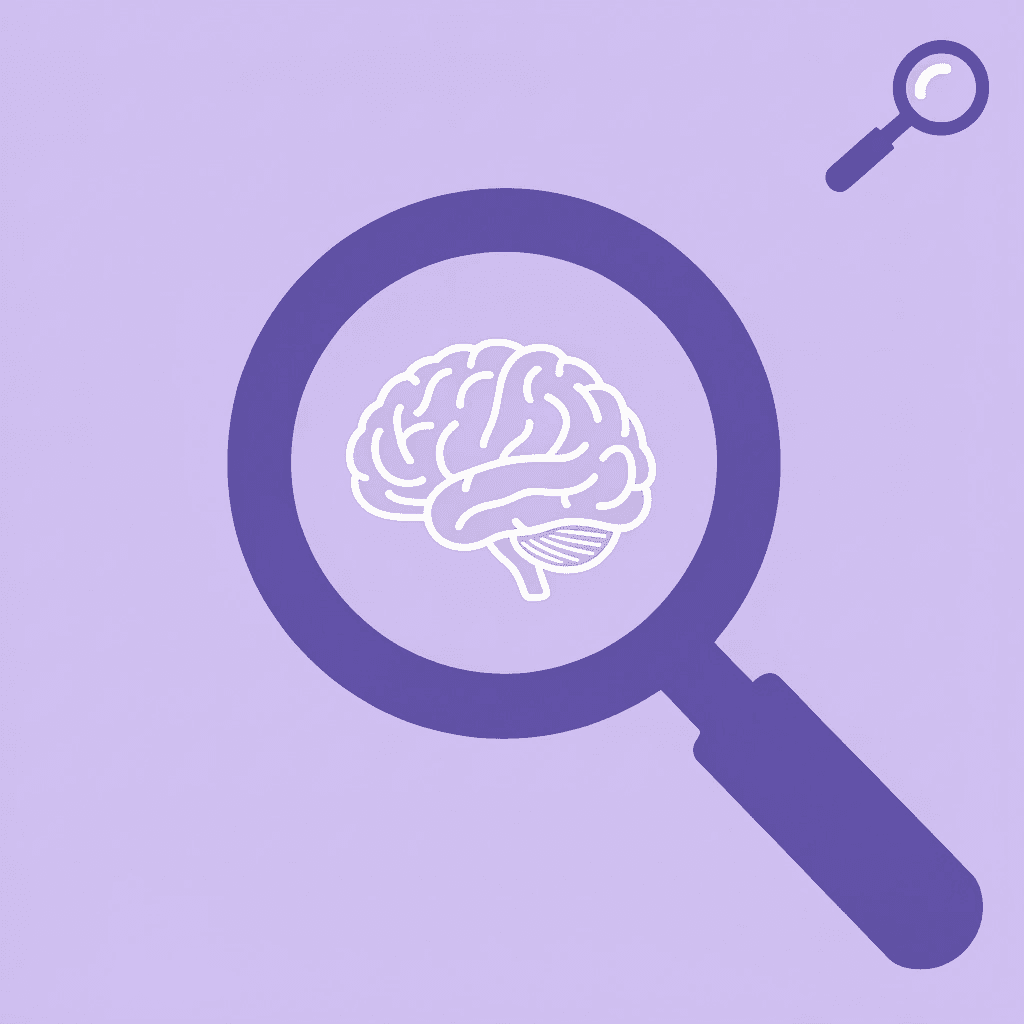 Magnifying glass icon representing deep work analysis and organizational intelligence