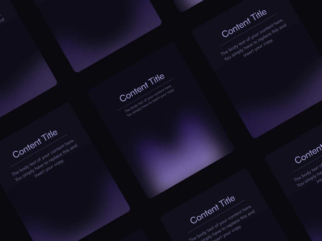 Purple Gradient Template