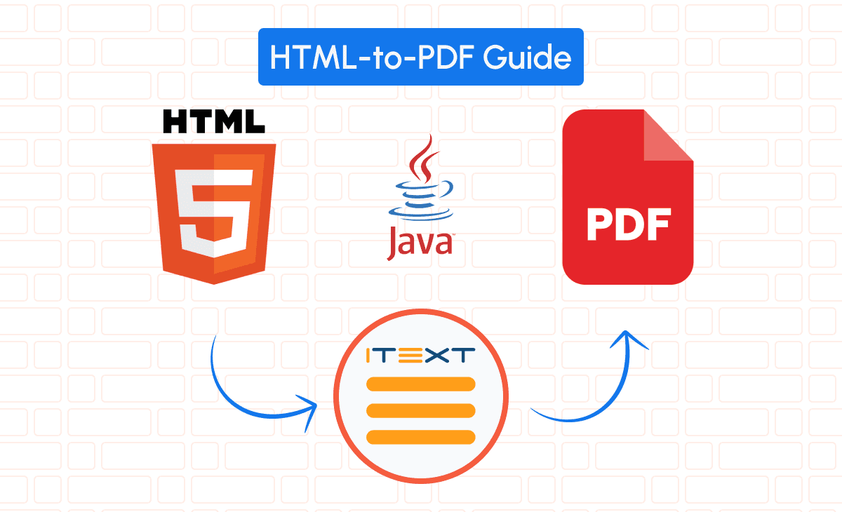 Guide to generate pdf from html using Java iText