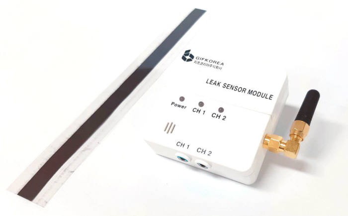 지프코리아가 개발한 그래핀 폴리머 복합체와 이를 이용한 유해화학물질 감지센서.