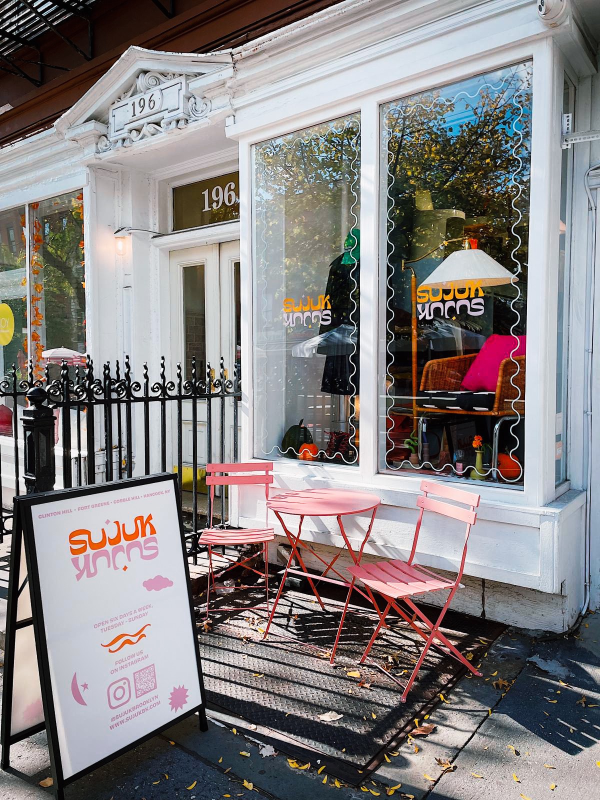 Brand identity project Su'juk Brooklyn shop front photography