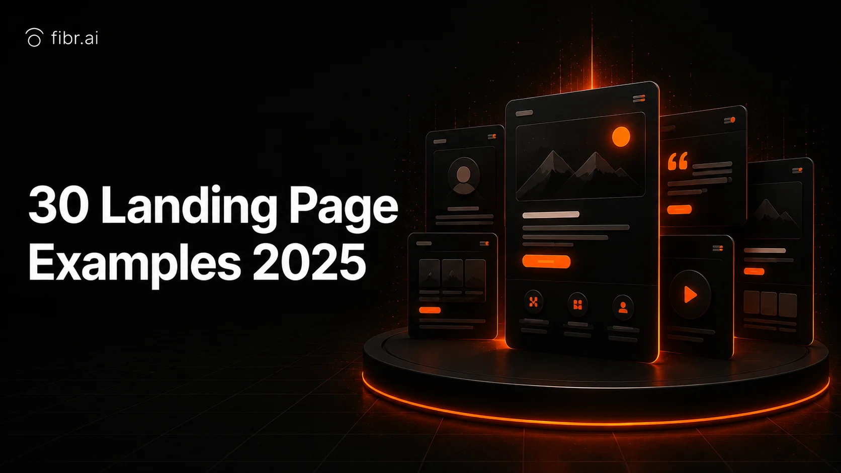 Collection of modern landing page layouts with conversion-focused designs and high-performing UI elements.