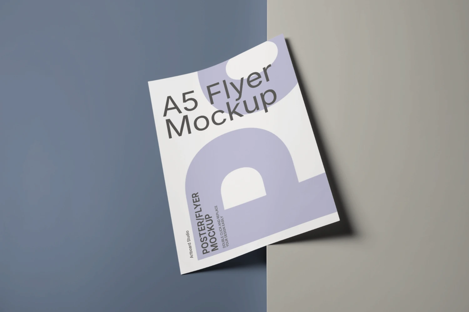 A5 flyer mockup