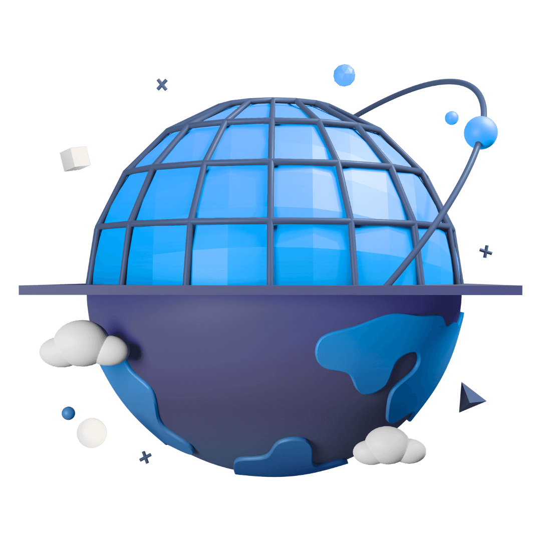 3Д изображение глобуса